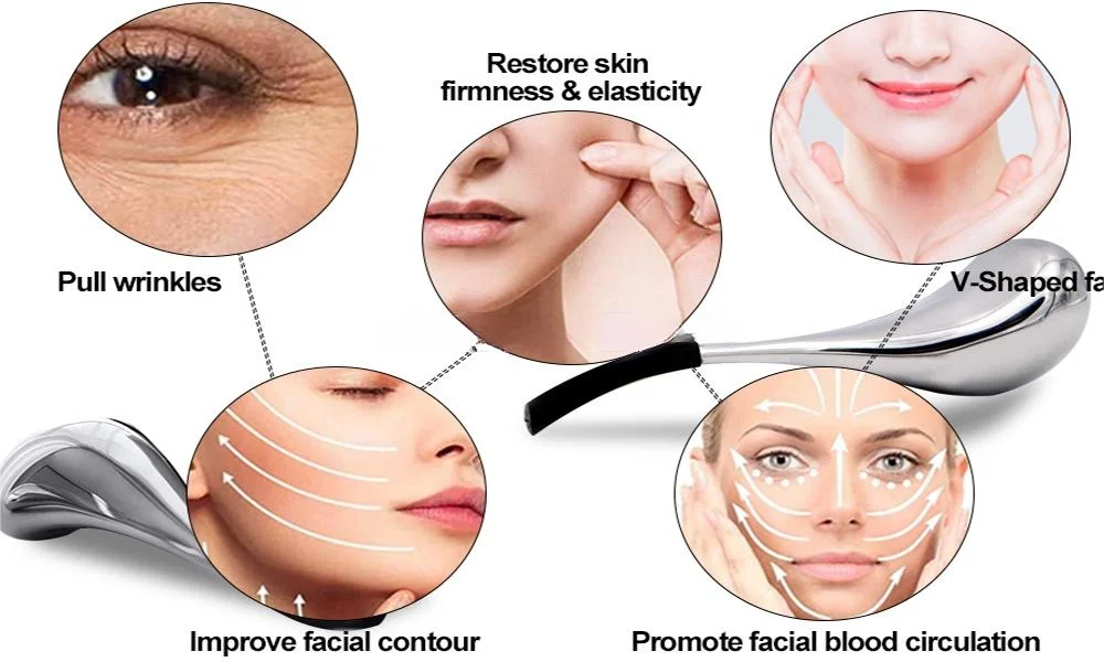 Ice Globes Facial Skin Care Tool for Face and Eyes Stainless Steel Beauty Cryo Sticks for Women Cooling Spa Globes Cold Roller