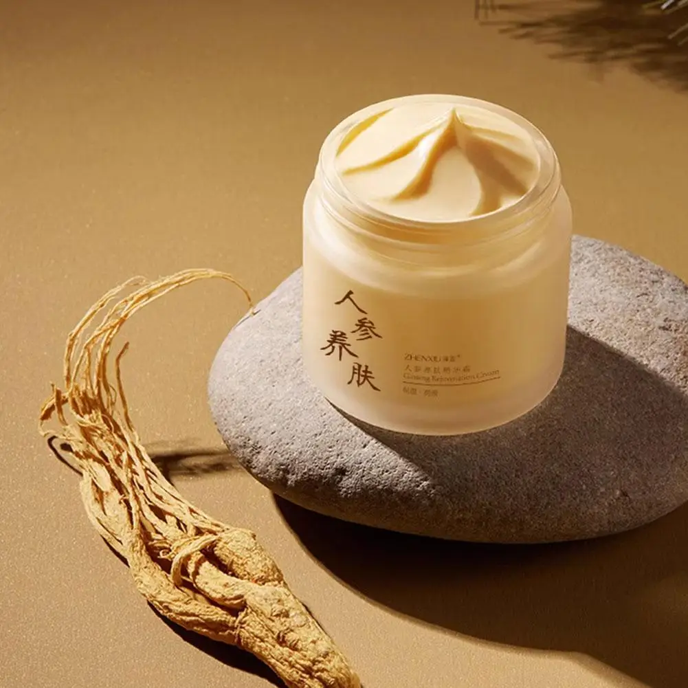 Ginseng Face Cream Anti-wrinkle Moisturizing Smoothing Ginseng Serum Anti Aging Reduce Fine Lines Moisturizer Skin Care 60g - Image 4