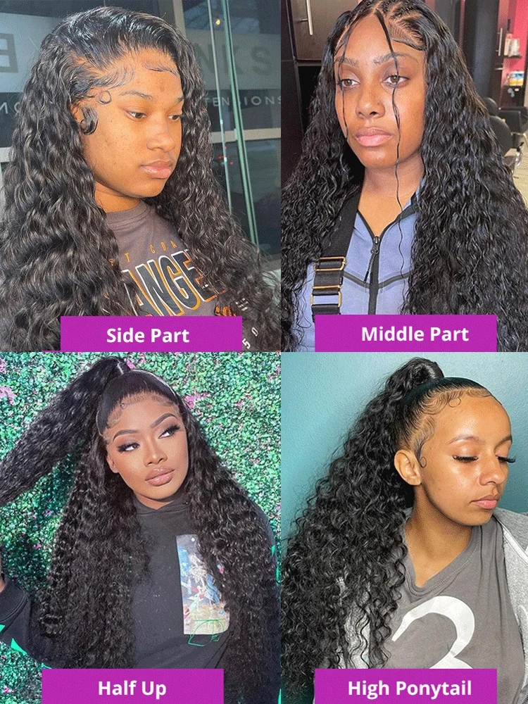 250 Density 30 40 Inch 13x4 13x6 360 Hd Lace Front Wigs Deep Wave Lace Frontal Wig Water Wave Curly Human Hair Pre Plucked Lace 250 Density 30 40 Inch 13x4 13x6 360 Hd Lace Front Wigs Deep Wave Lace Frontal Wig Water Wave Curly Human Hair Pre Plucked Lace
