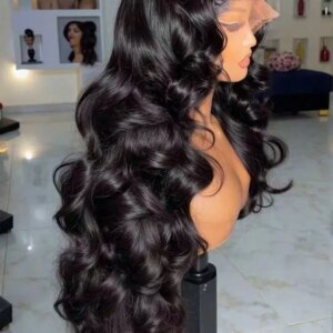Raw Peruvian Body Wave 250% Density 40 42 inch 13x6 HD Lace Front Human Hair Wigs 13x4 Frontal Wigs Women Glueless Closure Wigs