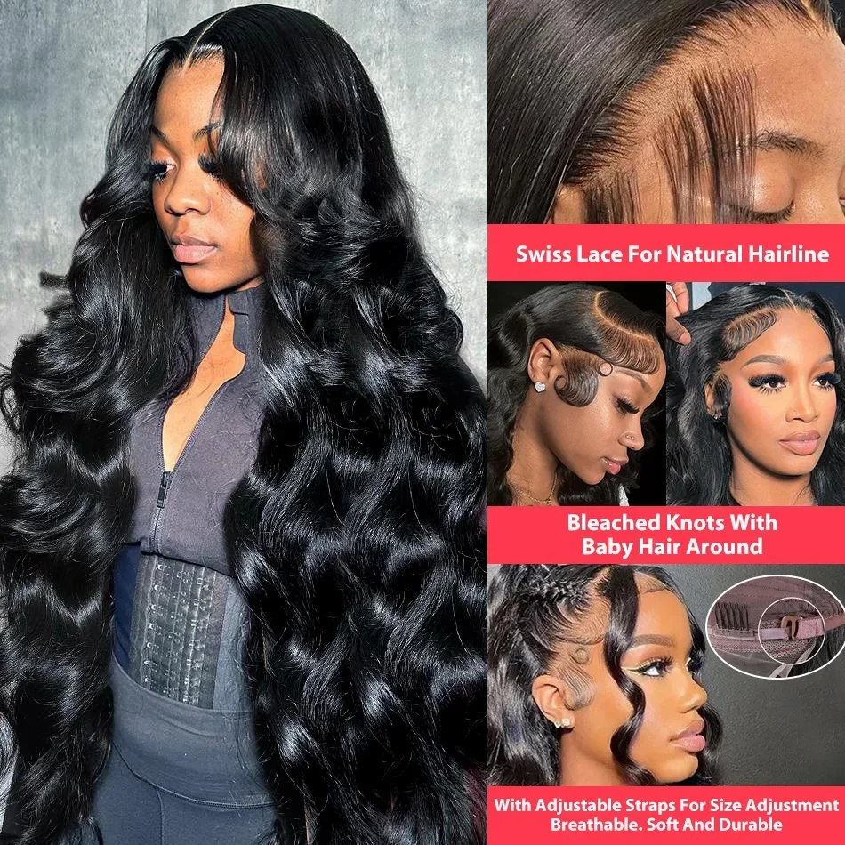 40 Inch Body Wave Human Hair Front Wig 13x6 13x4 Hd Lace Transparent Frontal wig Pre Plucked Brazilian Human Hair Wigs For Women 40 Inch Body Wave Human Hair Front Wig 13x6 13x4 Hd Lace Transparent Frontal wig Pre Plucked Brazilian Human Hair Wigs For Women