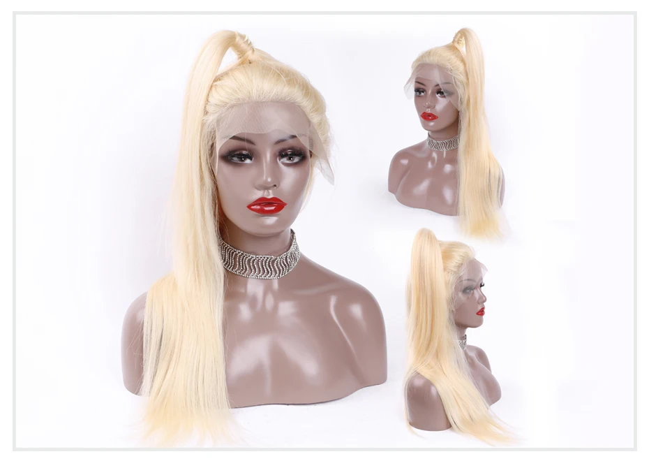 13x4 13x6 360 HD Transparent 613 Honey Blonde Color Lace Front Human Hair Wigs for Women Raw Brazilian Straight Lace Frontal Wig 13x4 13x6 360 HD Transparent 613 Honey Blonde Color Lace Front Human Hair Wigs for Women Raw Brazilian Straight Lace Frontal Wig