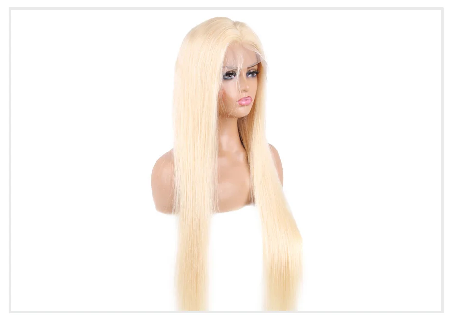 13x4 13x6 360 HD Transparent 613 Honey Blonde Color Lace Front Human Hair Wigs for Women Raw Brazilian Straight Lace Frontal Wig 13x4 13x6 360 HD Transparent 613 Honey Blonde Color Lace Front Human Hair Wigs for Women Raw Brazilian Straight Lace Frontal Wig