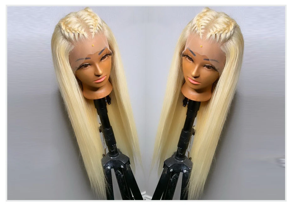 13x4 13x6 360 HD Transparent 613 Honey Blonde Color Lace Front Human Hair Wigs for Women Raw Brazilian Straight Lace Frontal Wig 13x4 13x6 360 HD Transparent 613 Honey Blonde Color Lace Front Human Hair Wigs for Women Raw Brazilian Straight Lace Frontal Wig