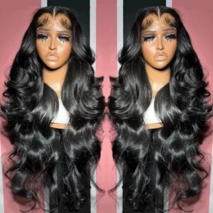 250 Density Body Wave 13x6 Hd Lace Frontal Wig Human Hair 13x4 Hd Pre Plucked Lace Wigs For Women 360 Full Lace Front Hair Wigs